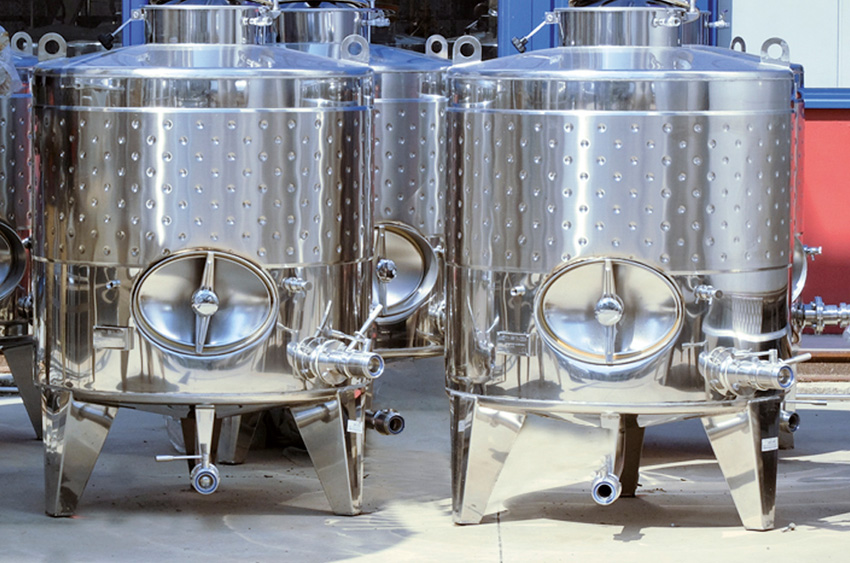 Fermentation units for white wines
